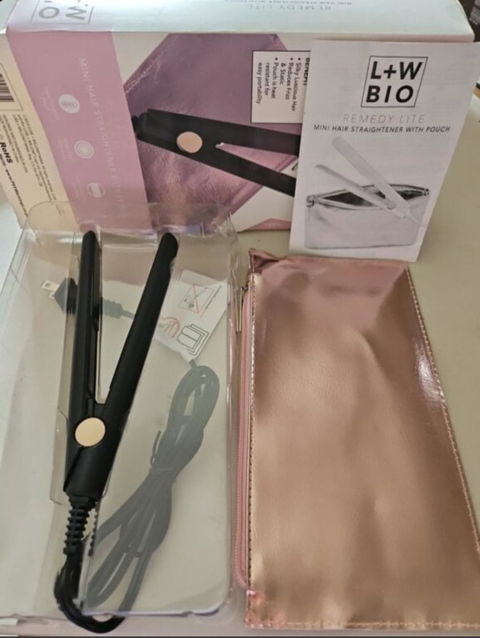 Mini plancha para cabello L + W BIO
