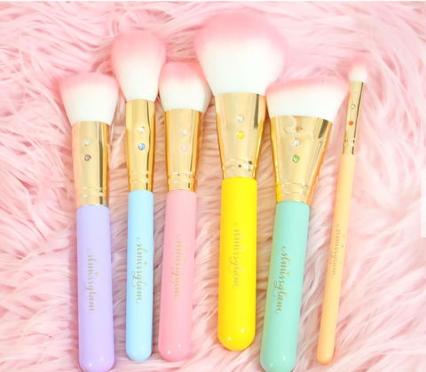 Set de brochas Macarron SLMISSGLAM