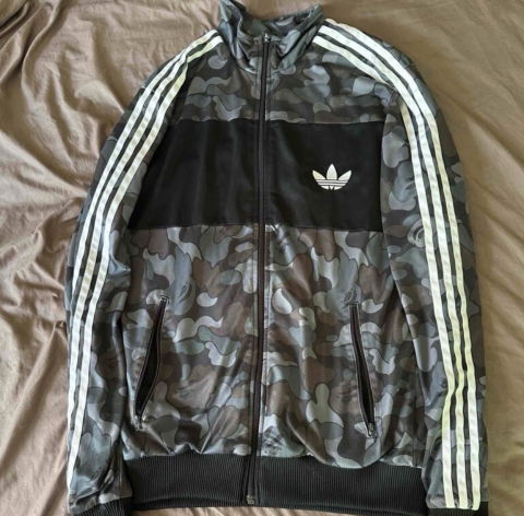 Chamarra Bape X Adidas ABC Camuflaje FW16 - Buen Estado