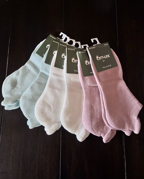 Calcetines deportivos de algodón 6 pares nuevos