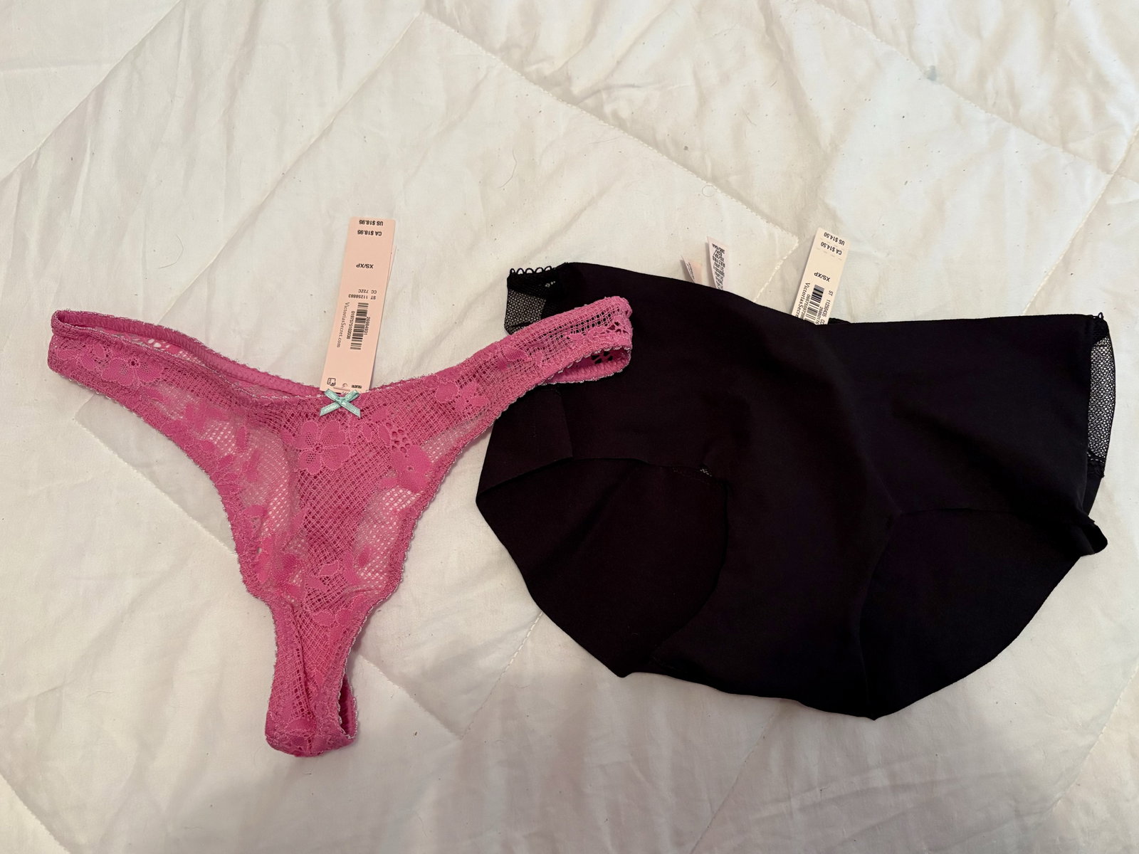 2 Piezas de Calzones Nuevos Victoria’s Secret - Corte Cómodo