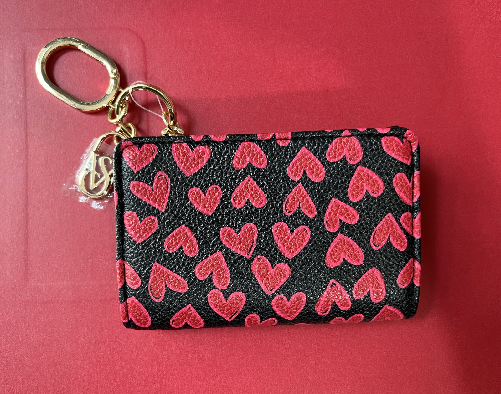 Cartera pequeña corazones