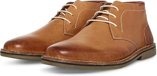 Botas de Cuero Nuevas con Detalle de Costura - Talla 24cm