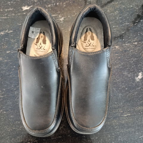 Mocasines Hush Puppies Café Sin Cordones