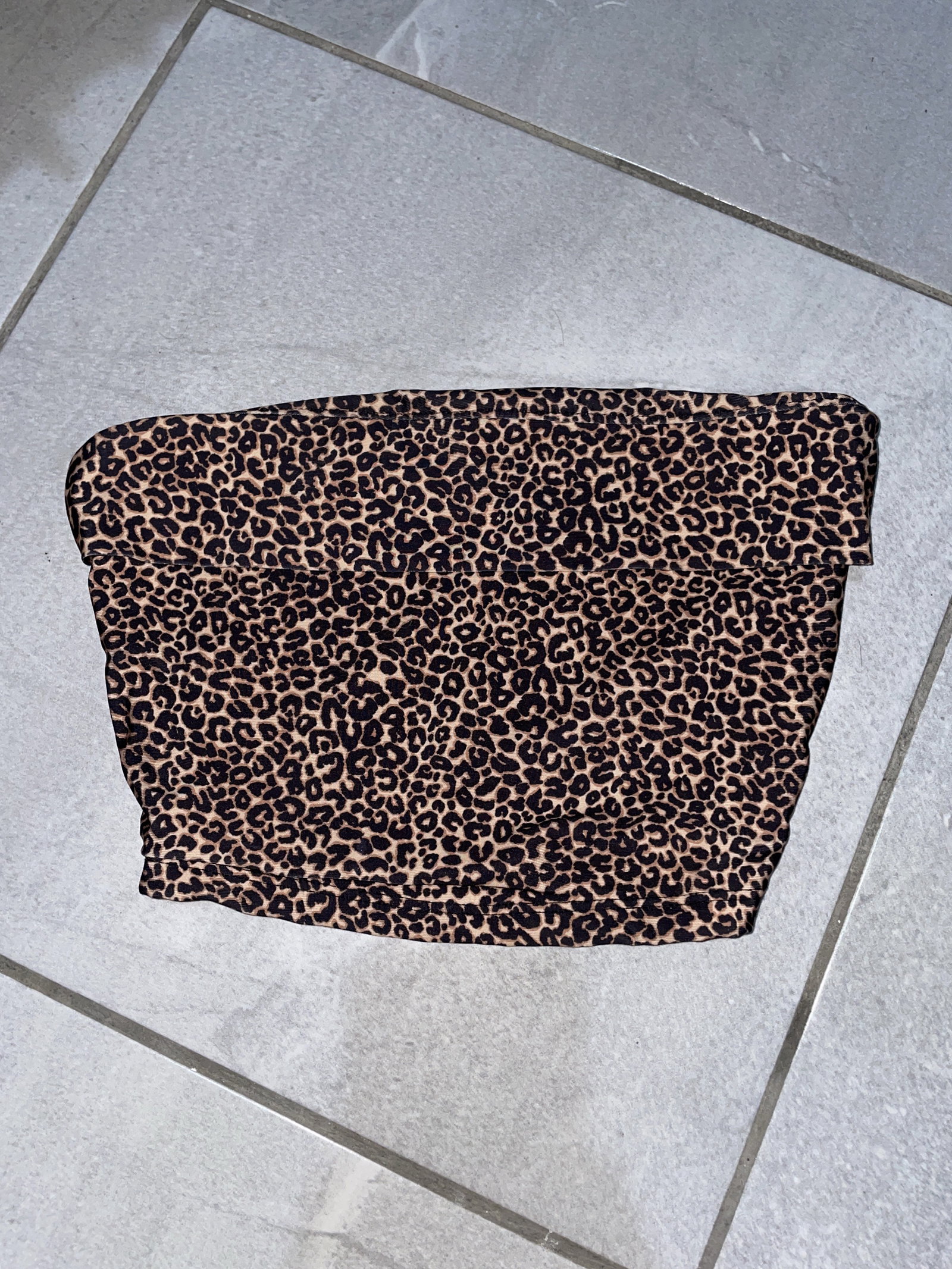 Top de Animal Print BERSHKA Talla S