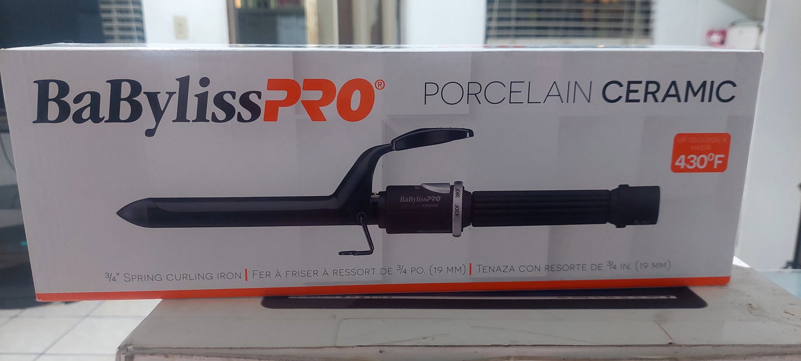 Tenaza para Curlis BaBylissPRO Cerámica 3/4" Nueva