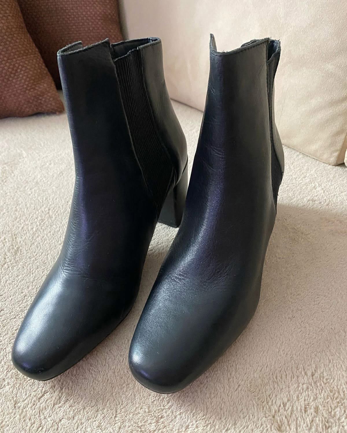 Botas Cortas Negras Zara - Talla 4.5 - Buen Estado