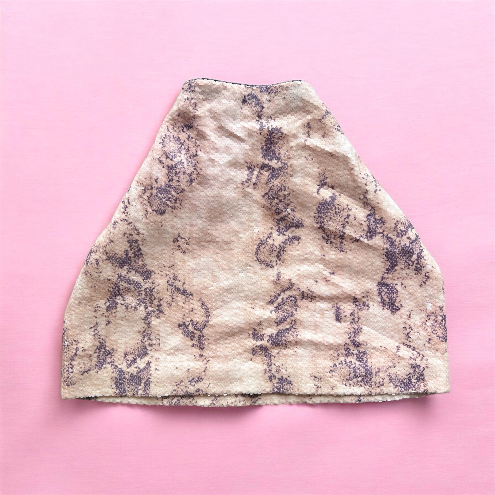 Mini faldita rosita de lentejuelas tipo víbora - Talla XS-S