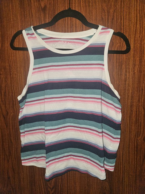 Aeropostale - Top sin mangas a rayas