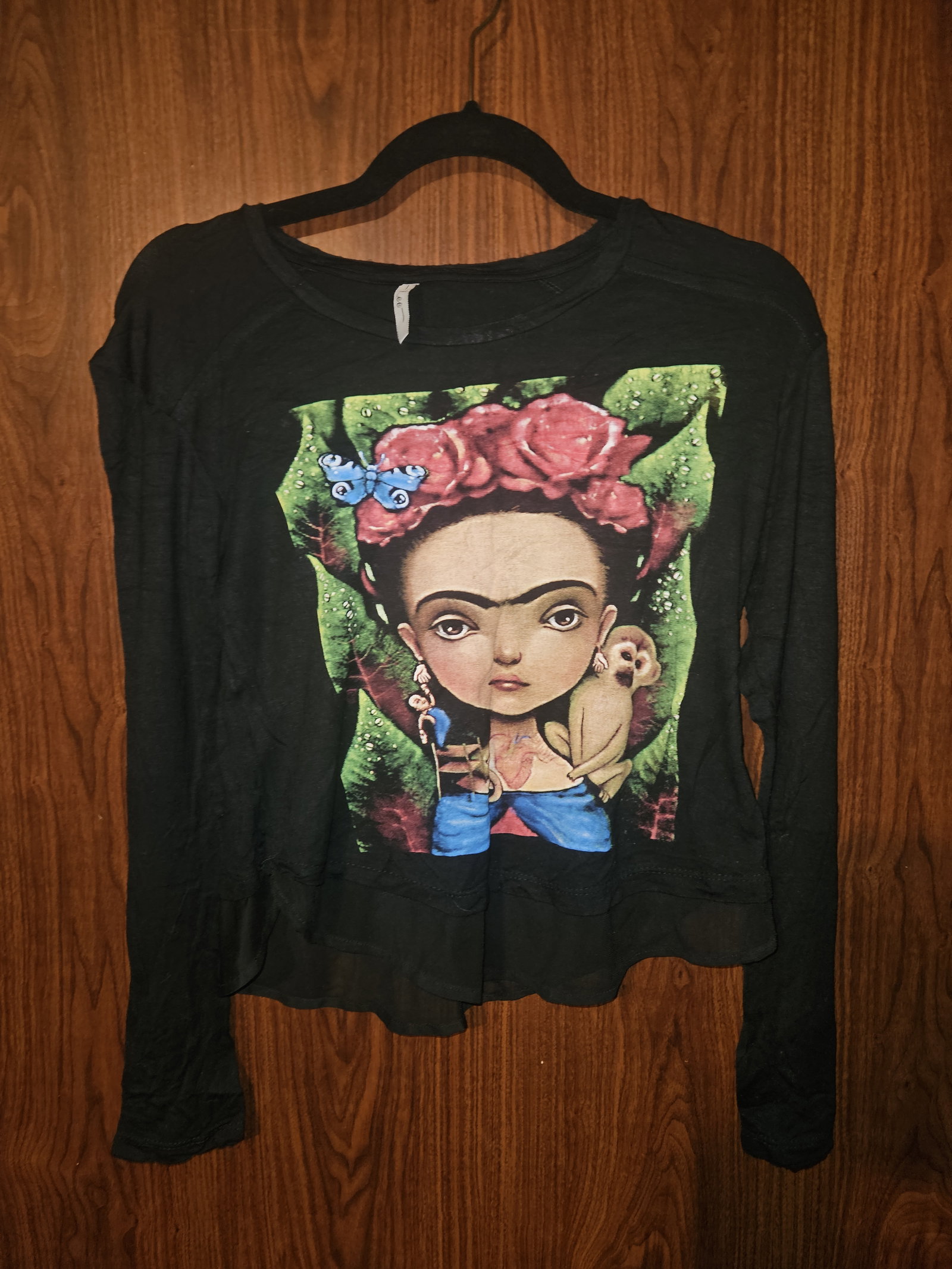 Zee - Blusa asimétrica Frida Kahlo