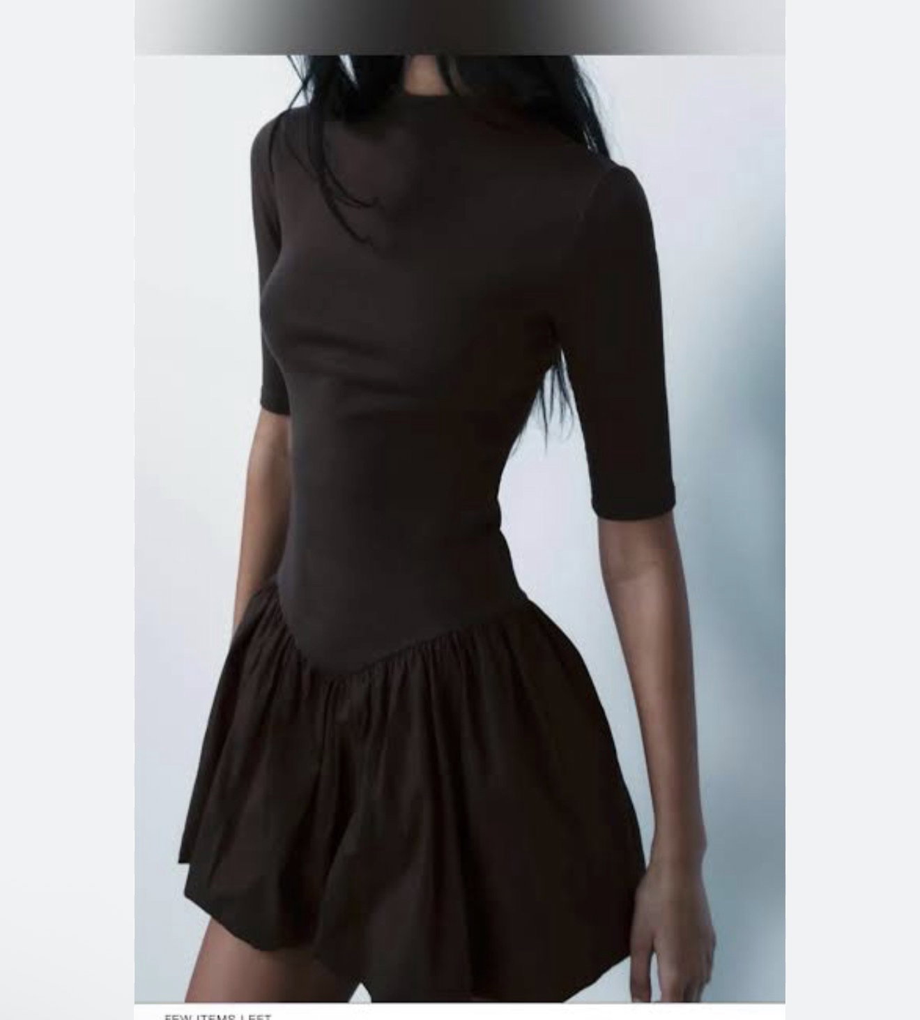 Vestido negro de Zara - Talla M - Como nuevo