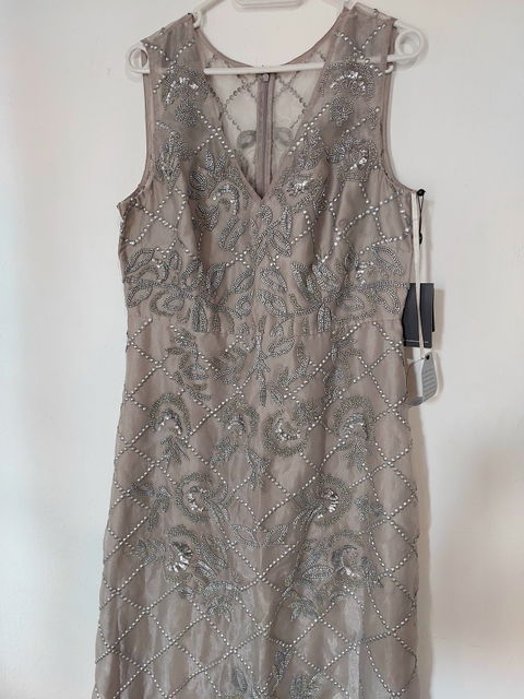 Vestido talla XL para toda ocasión con detalles brillantes