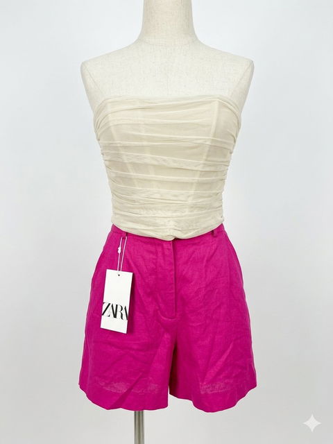 Shorts Rosa Zara Talla L (30) Nuevos