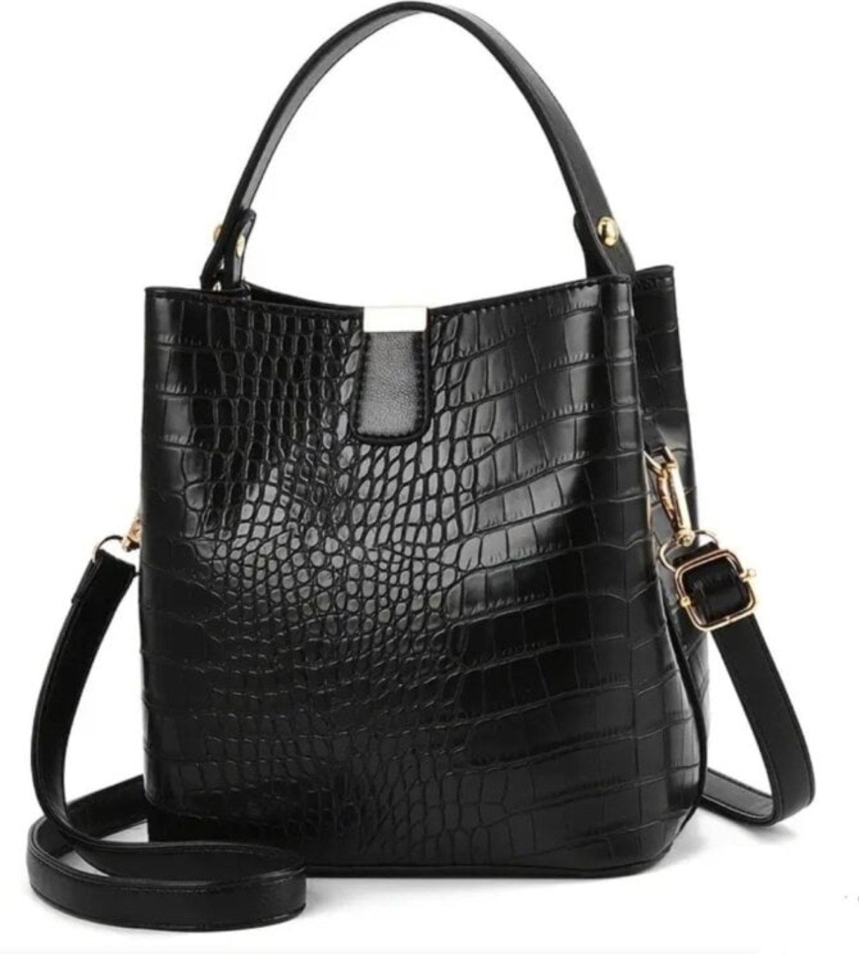 Bolsa de Diseño Cocodrilo con Correa Ajustable - Nueva