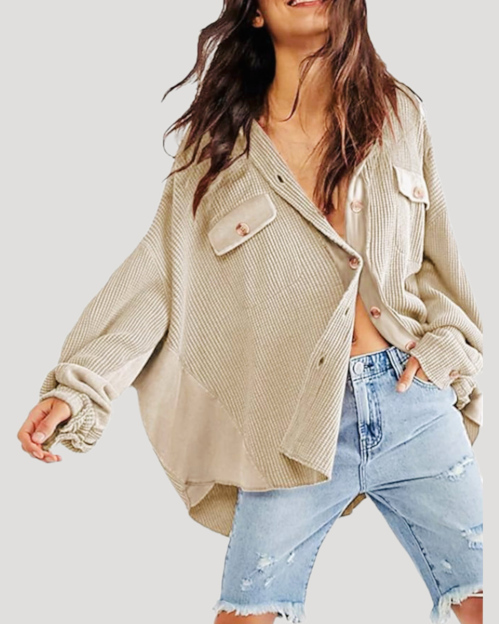Sobrecamisa Free People (queda desde S hasta L)