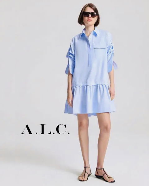 Vestido Camisero A.L.C. Brooke 100% algodón