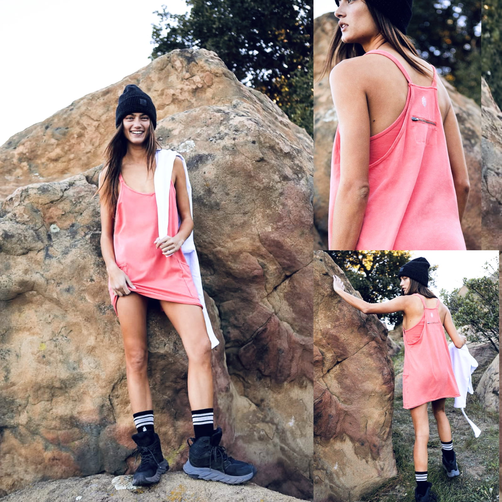 Mini vestido con short Free People
