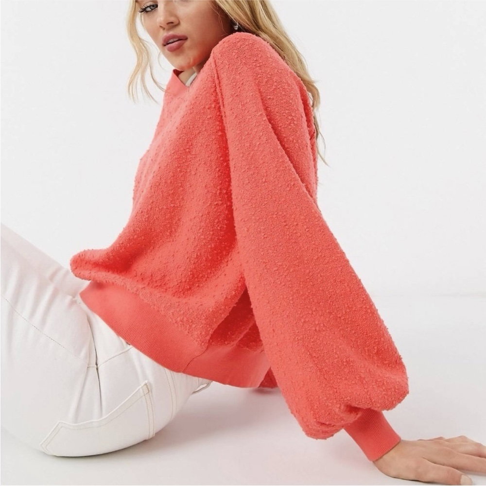 Sudadera Free People mangas abullonadas