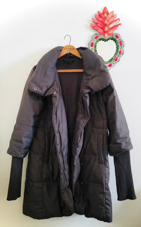 Parka de plumas Theory mangas de sueter