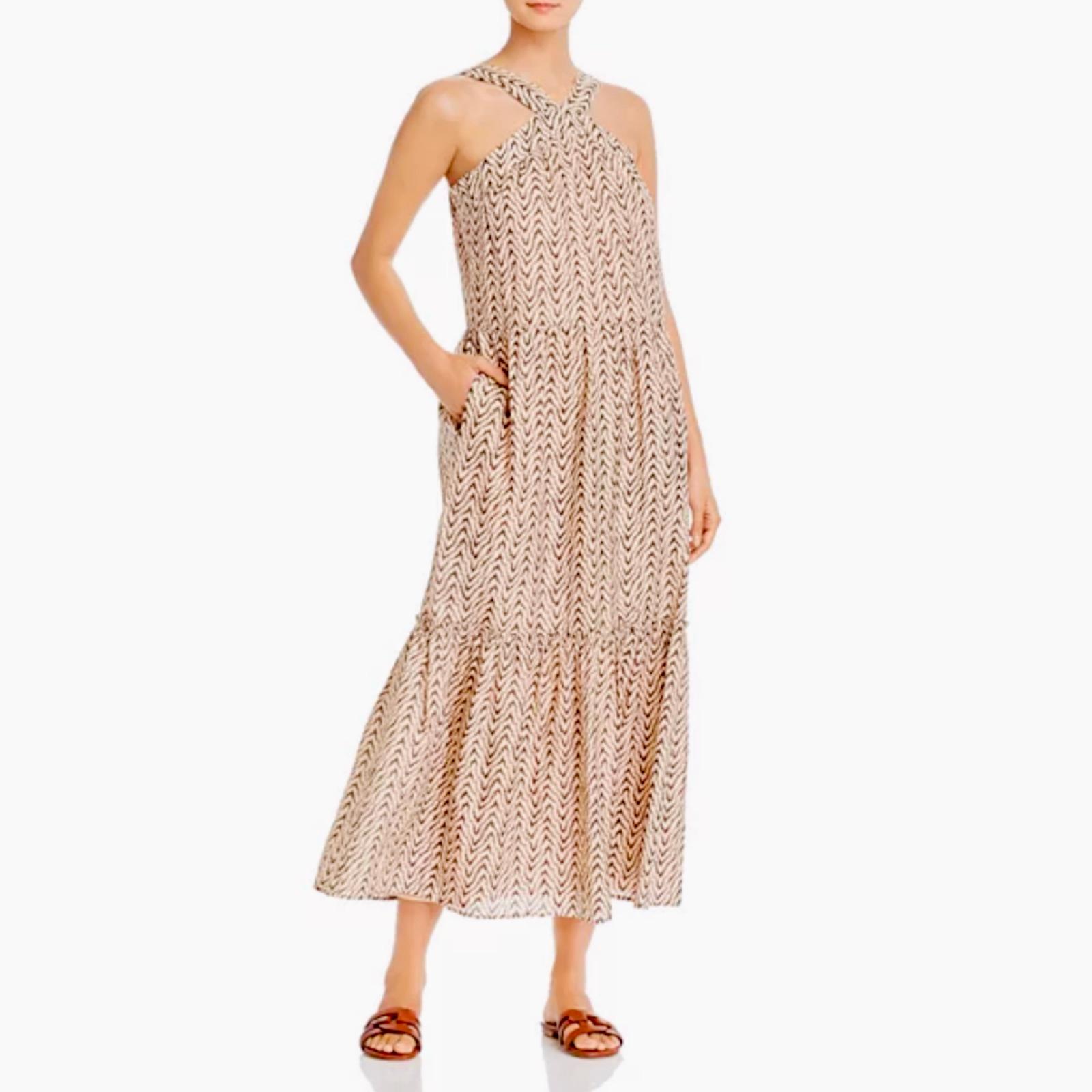 Maxi vestido algodón y seda Joie