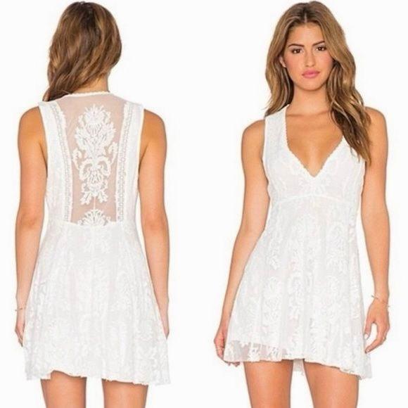 Vestido Free People de encajes y transparencias 