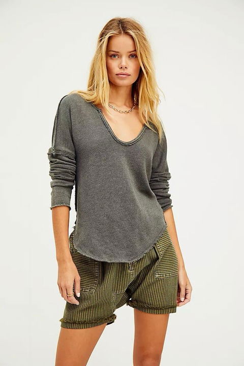 Thermal top Free People 100% algodón