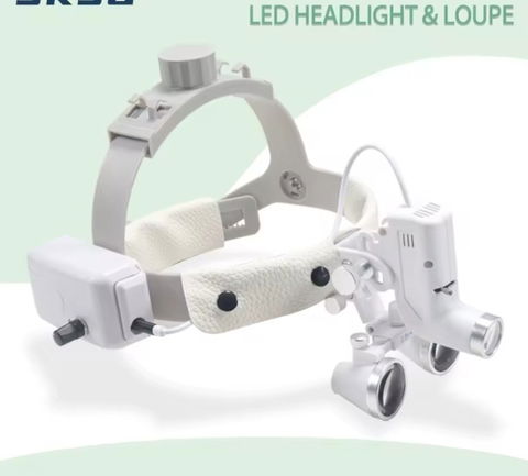 Lupas dentales profesionales con luz led