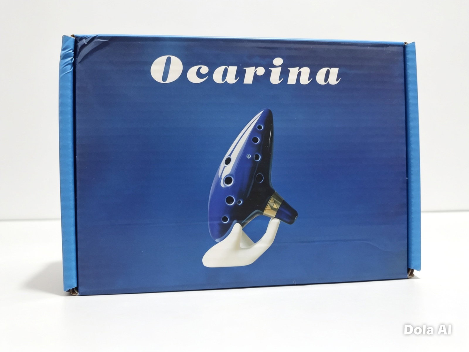 Ocarina Azul Marino 12 Huecos - Nueva