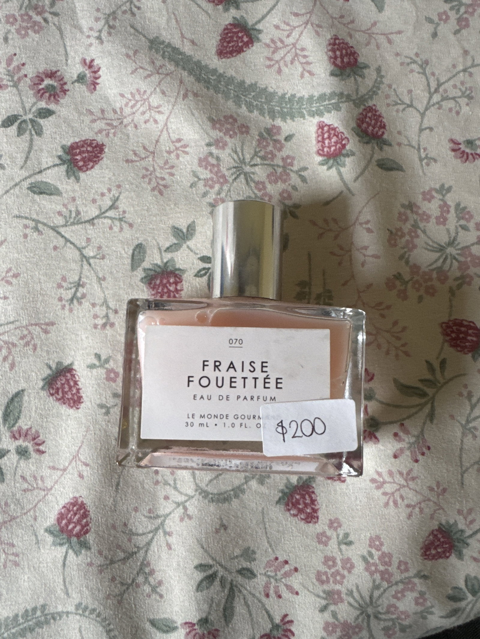 Perfume Fraise Fouettée 30 ml - Sin Caja