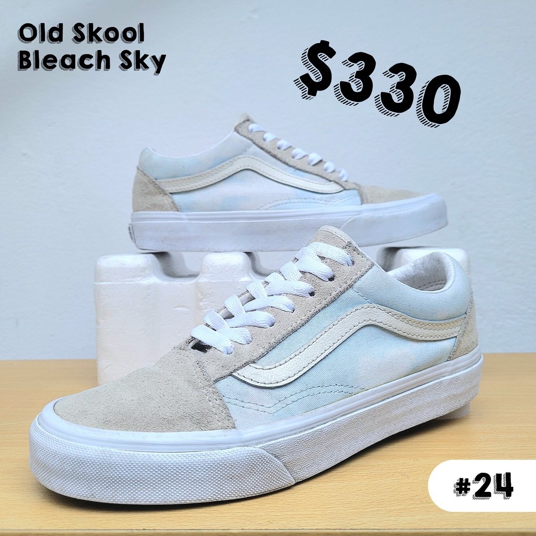 Tenis Vans Old Skool Bleach Sky