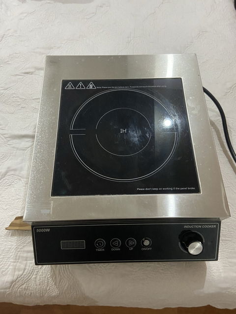 Plancha inducción vevor profesional.