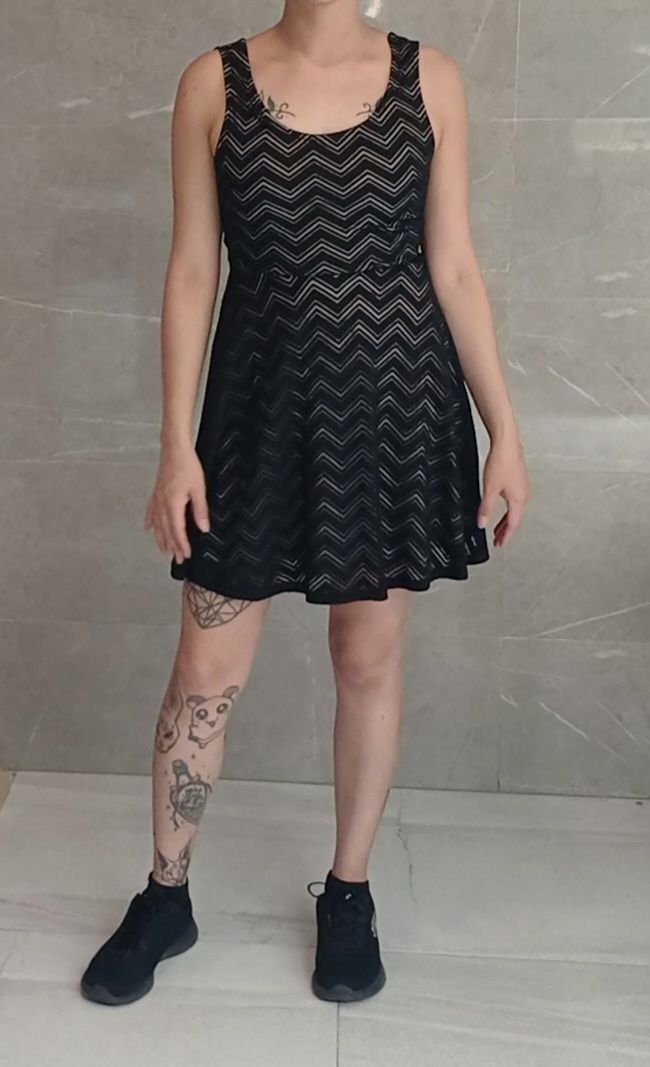 Vestido Negro Corto Marca Candie's 