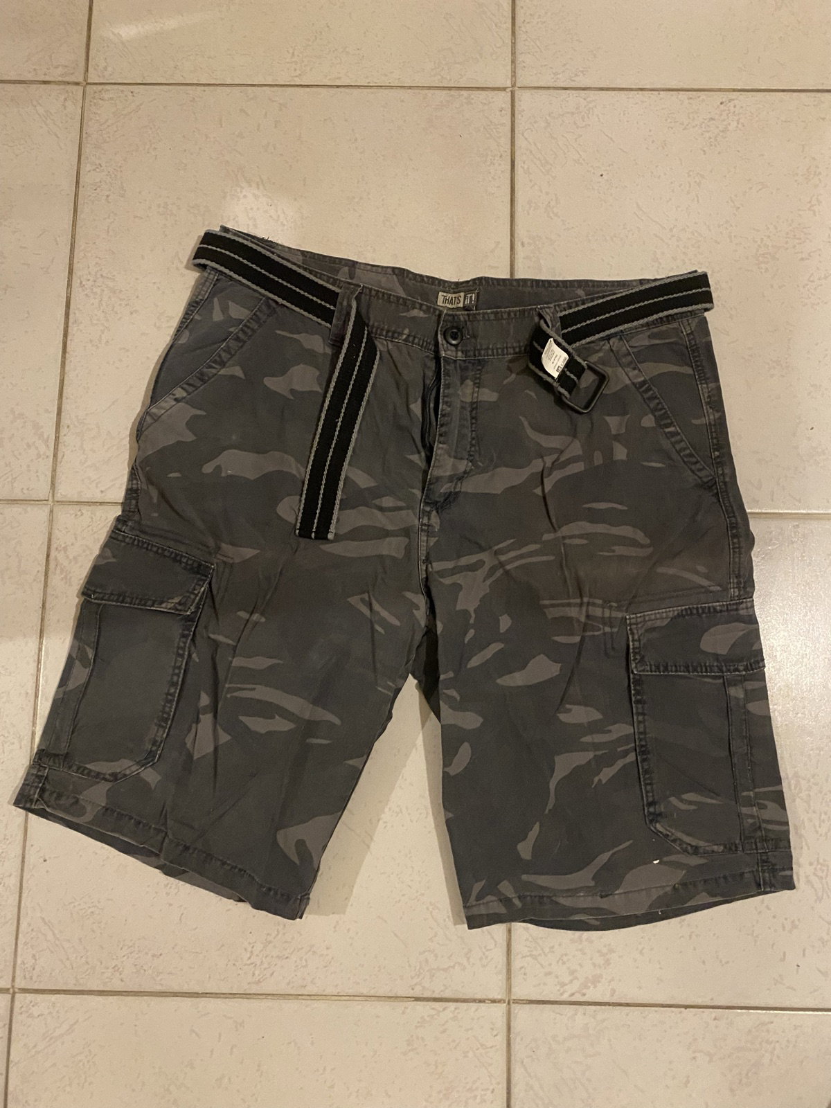 Bermuda cargo para caballero THAT’S IT! talla 38 camuflaje