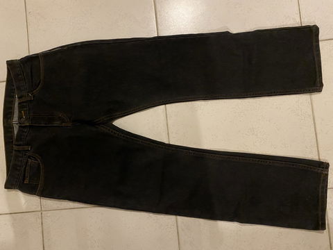 Pantalón de mezclilla El Patito Riro, talla 34, color azul oscuro