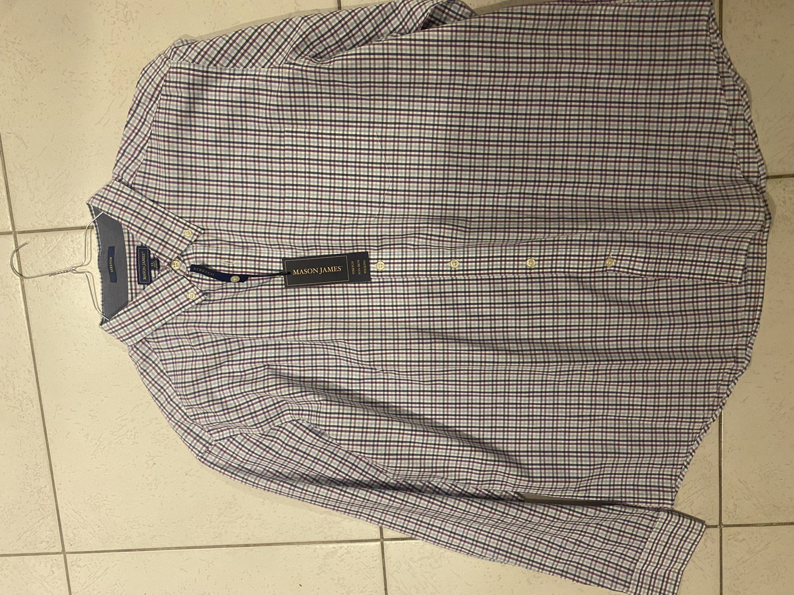 Camisa Mason James Stretch Nueva Talla XL