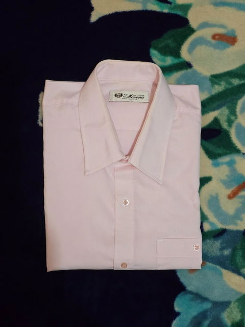 Camisa Manga Larga Morena Color Rosa Suave