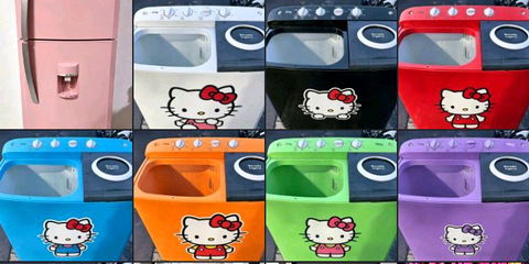 Lavadora Acros 15 kg Hello Kitty - Entrega a Domicilio