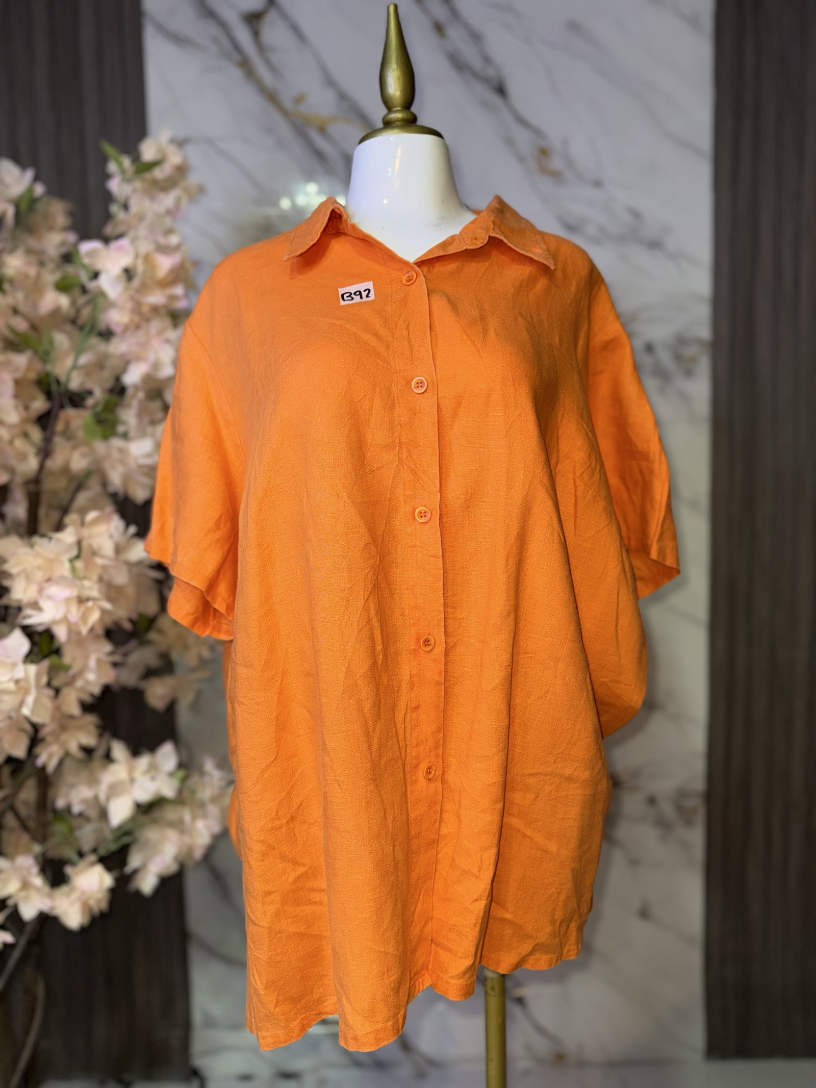 Camisa de Vesti Naranja Talla 2XL - Bridgewater Studio