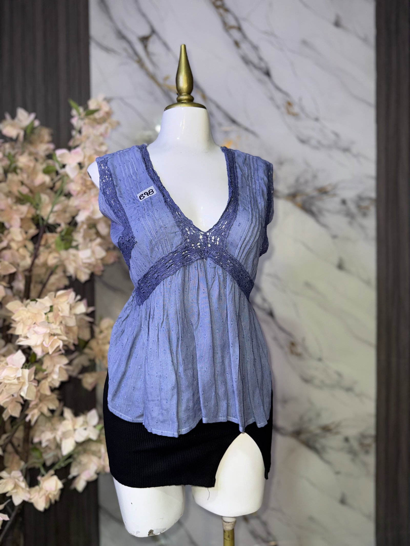 Blusa American Eagle azul