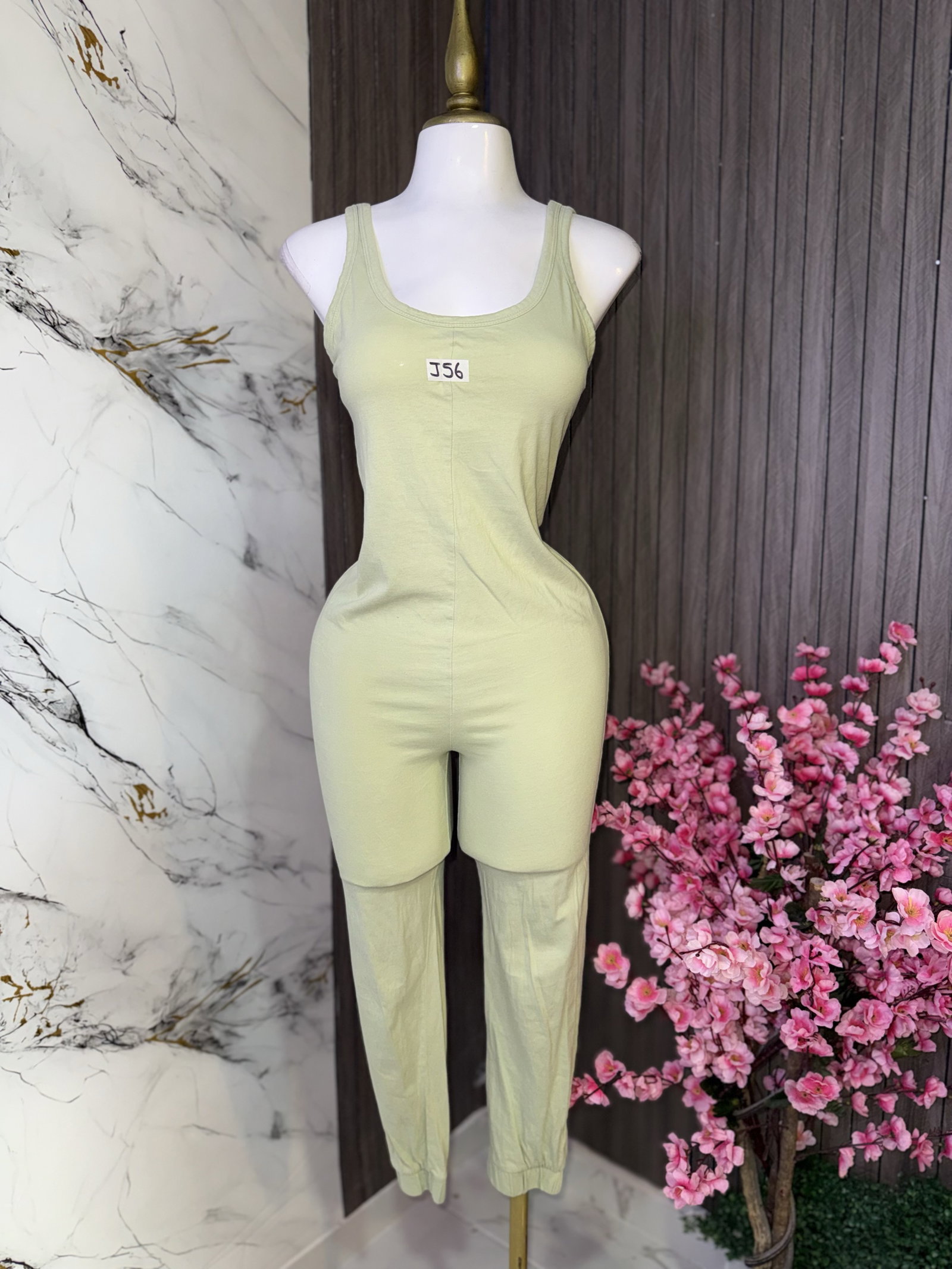 Jumpsuit Verde Pistache Zara - Talla S