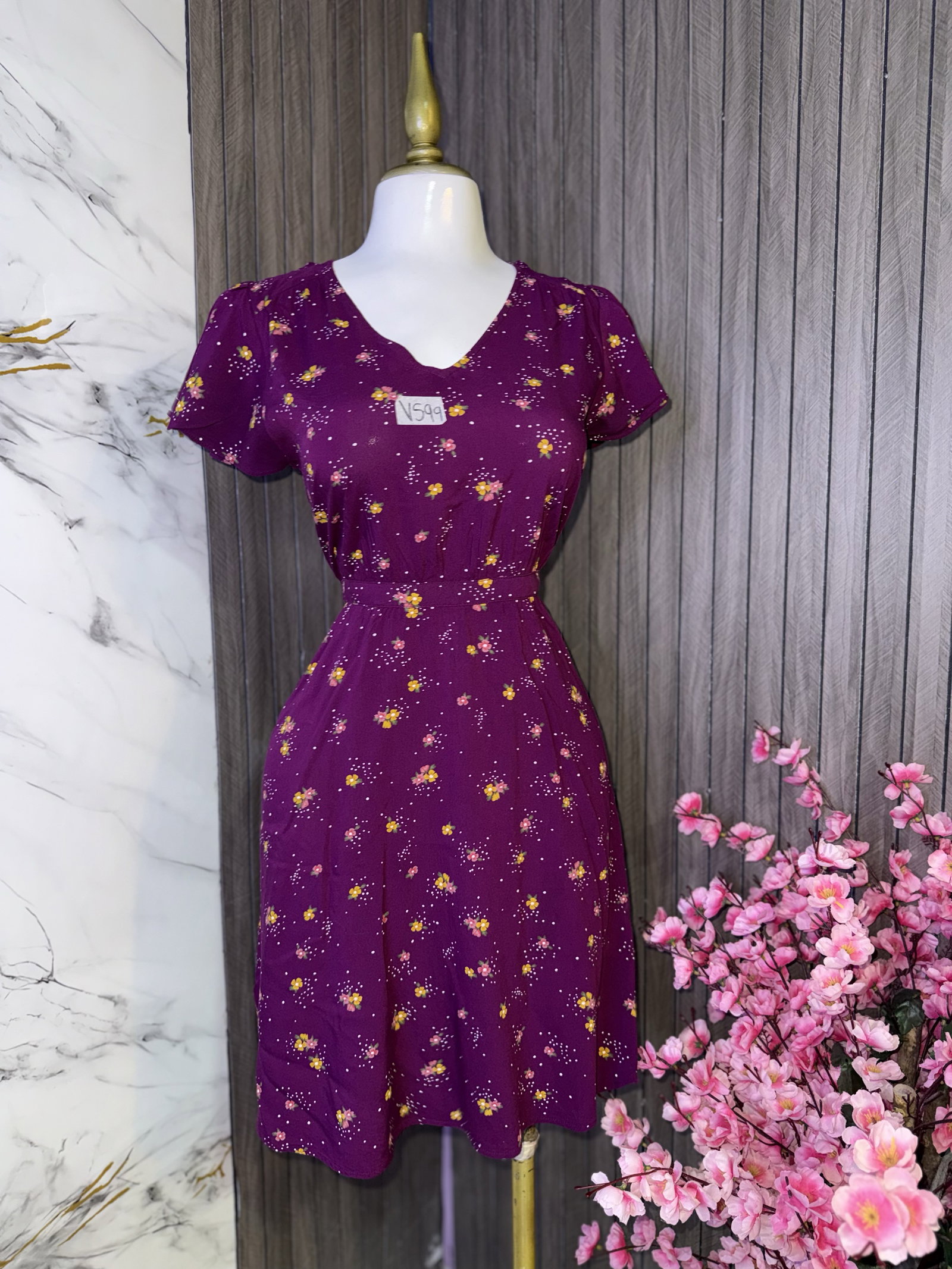 Vestido Floral Old Navy Talla M
