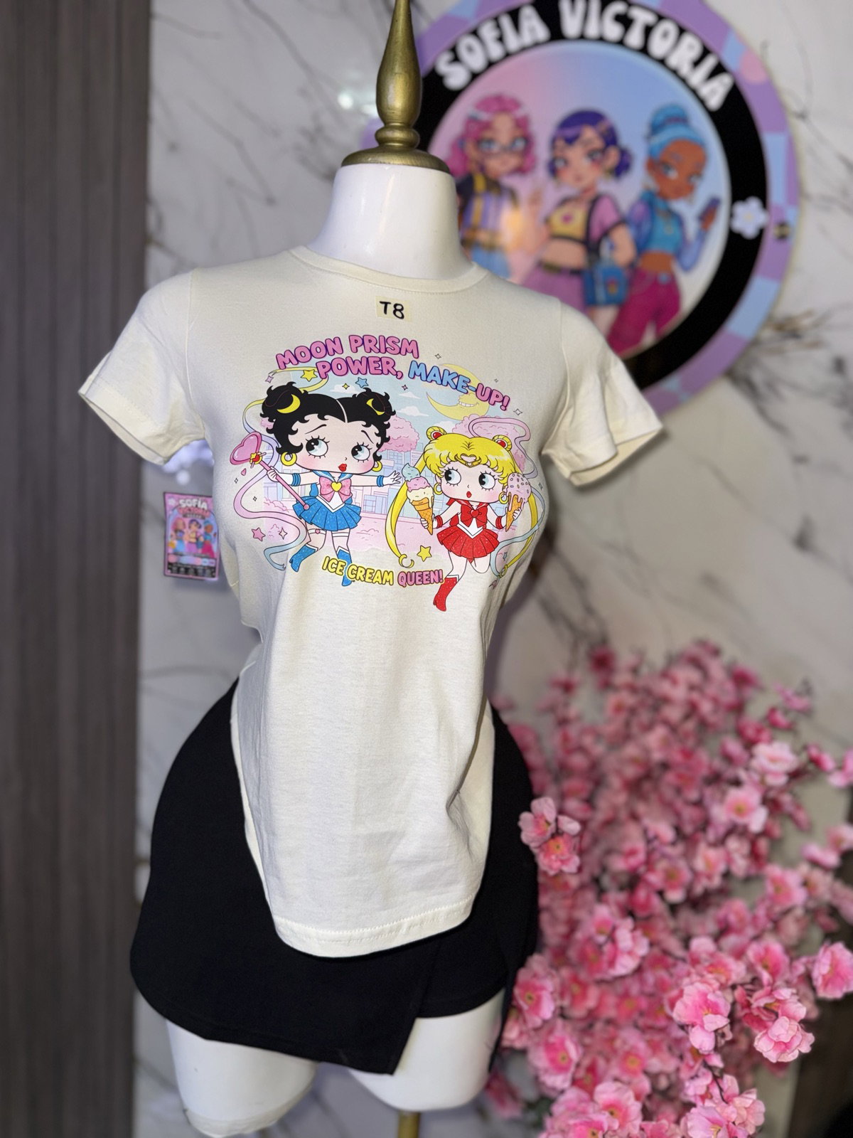 Blusa chica con diseño de Sailor Moon