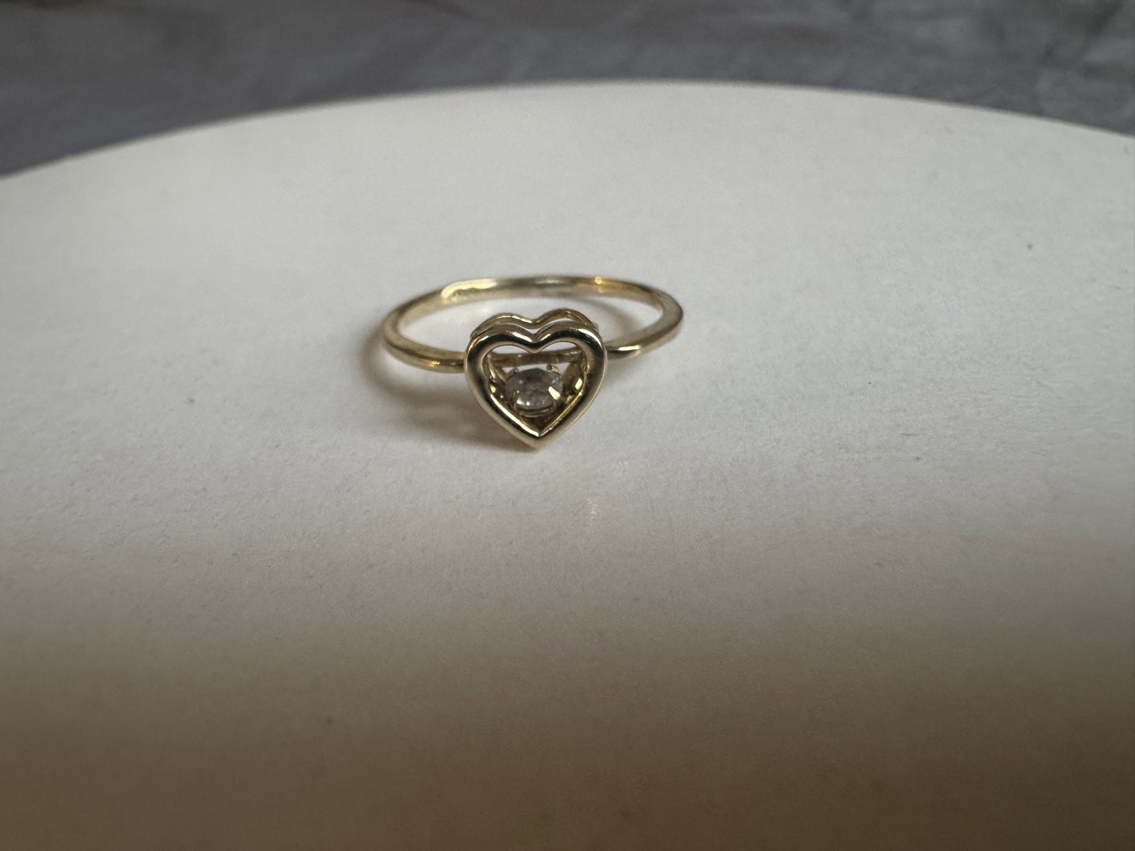 Anillo de corazón 
