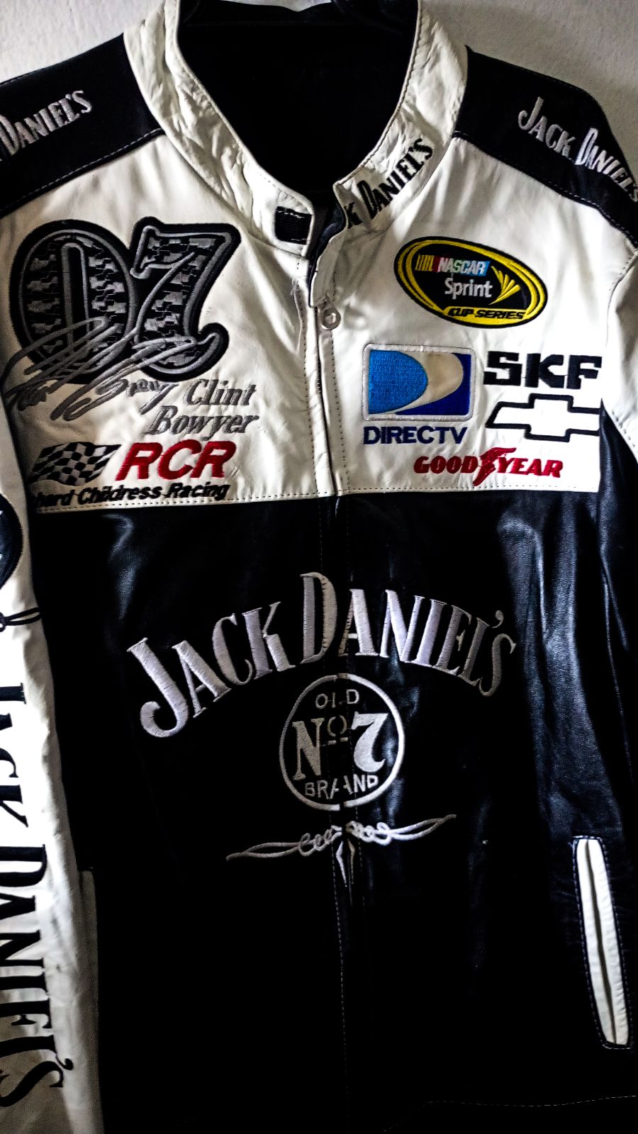 Chamarra Biker Jack Daniels para Hombre