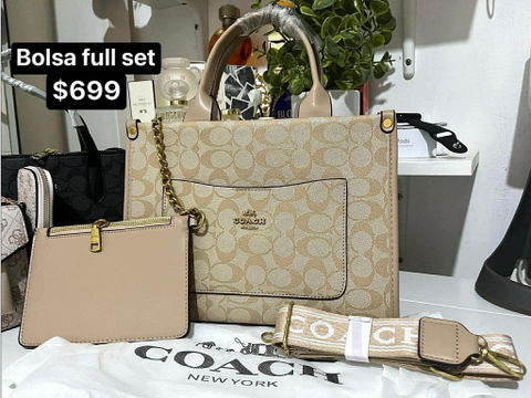 Bolsa Coach full set en excelente estado