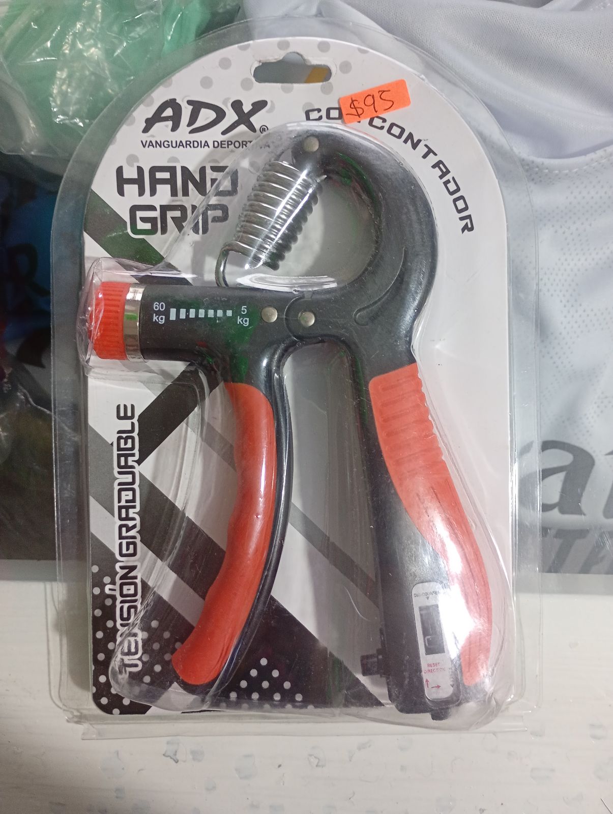 Ejercitador de Mano Hand Grip Ajustable con Contador. Nuevo.