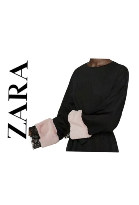 Suéter Oversize Zara Negro