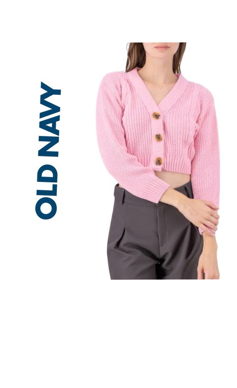 Suéter Rosa Old Navy