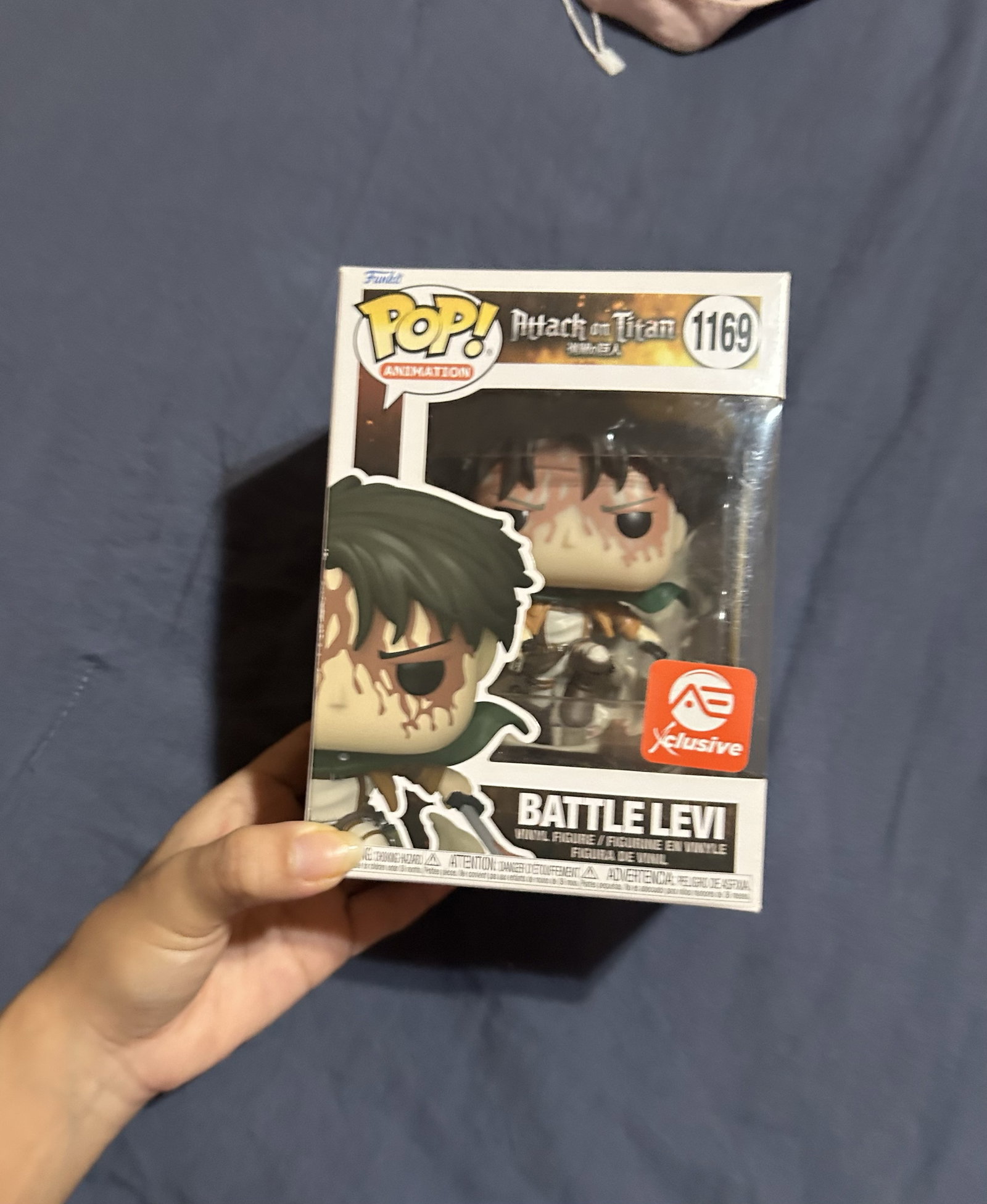 Funko Pop! Attack on Titan - Battle Levi (1169) Exclusivo