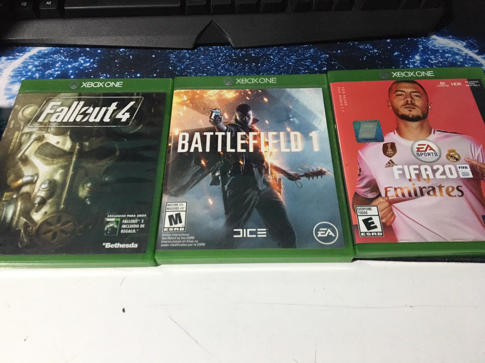 Juegos de Xbox One: Fallout 4, Battlefield 1 y FIFA 20
